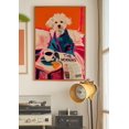 thumbnail image 1 of 369 Prints maximalist Wall Art, Bedroom Wall Decor, Gift For Dog Lovers, Kitsch Aesthetic Art, Matisse Poster, Terrier Maltese Poster, Pink Wall Art, Poster Only, 1 of 3