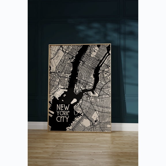 369 Prints new York City Map Print Nyc Wall Art New York City Poster Minimalist New York Art Nyc Map Poster New York Decor Nyc UNFRAMED, 24x36