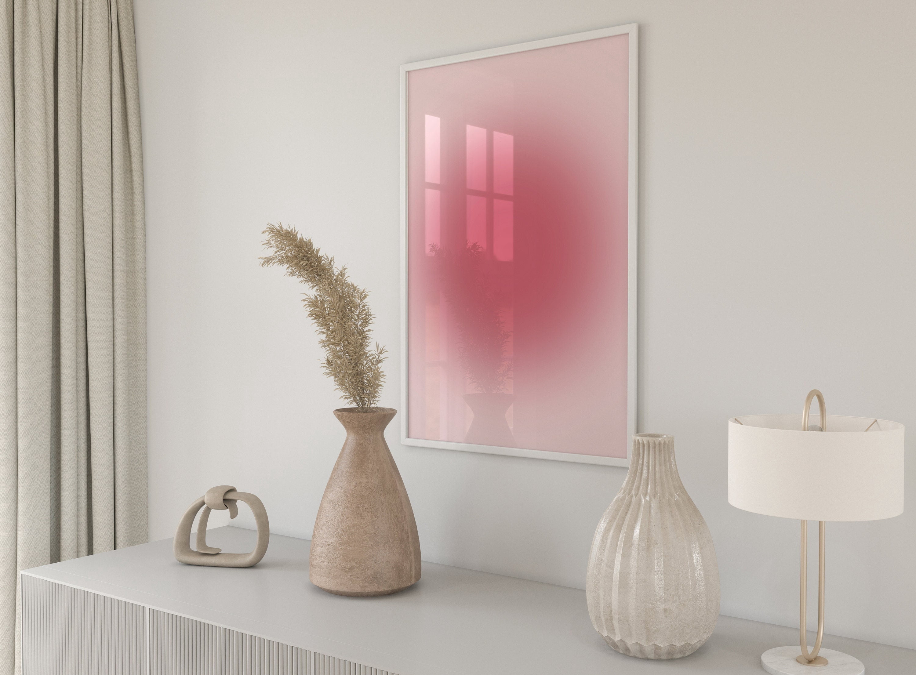 369 Prints pink Grainy Gradient Affirmation Poster Instant, Trust The ...