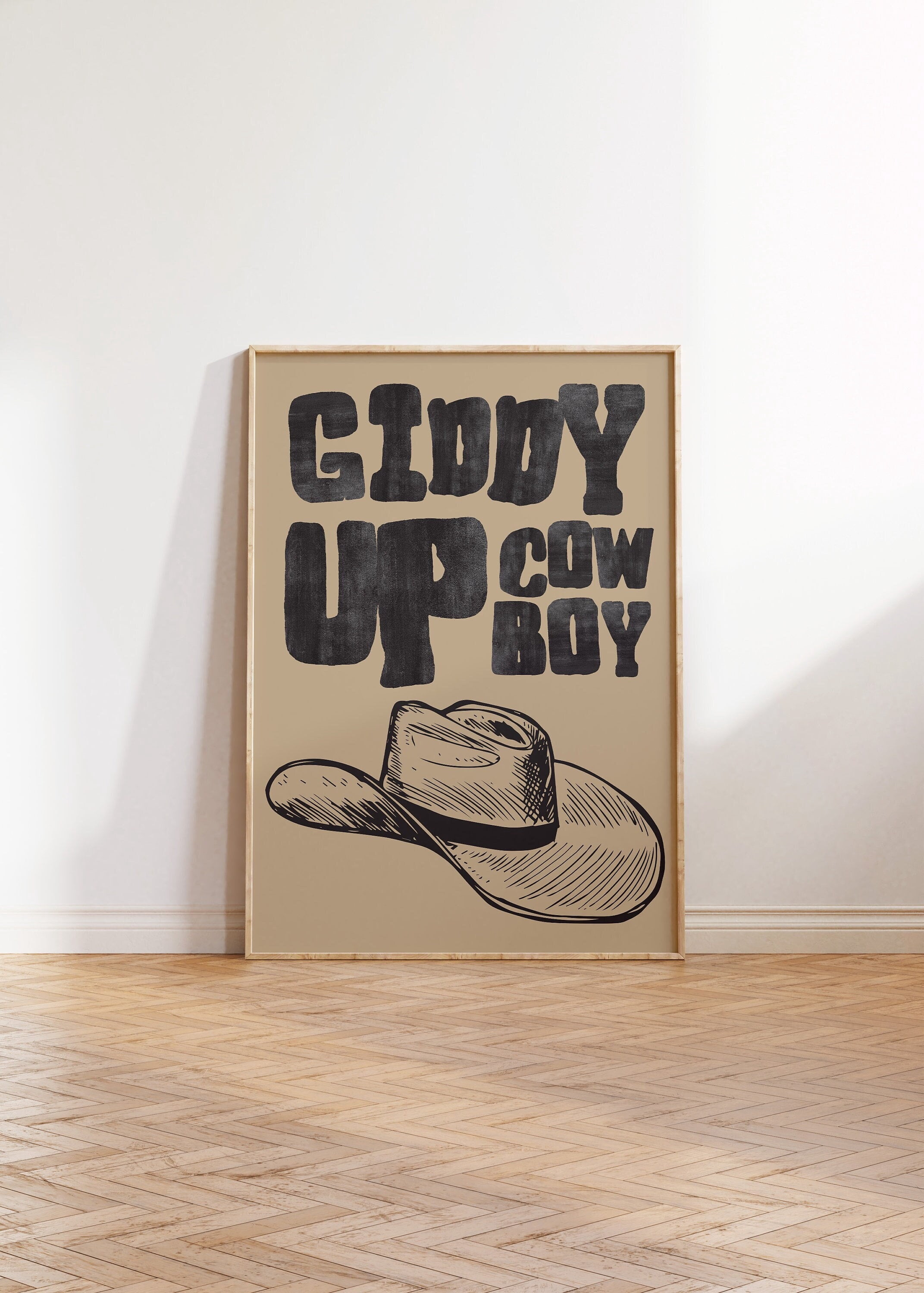 369 Prints retro Cowboy Poster Vintage Western Wall Art Black Cowboy ...