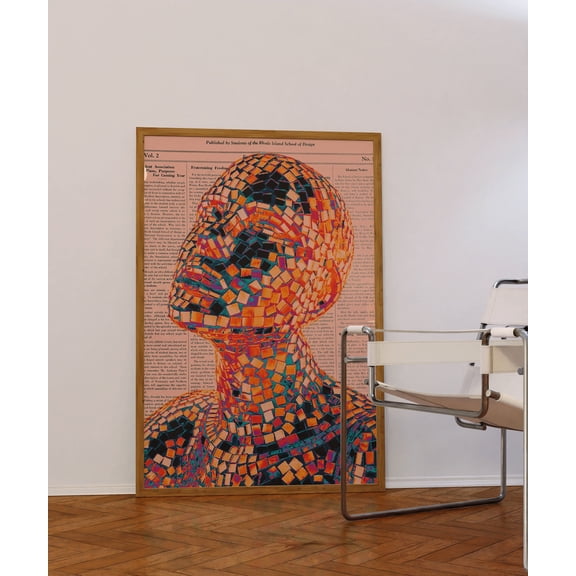 369 Prints trippy Art, Gradient Poster, 70S Art, Newspaper Poster, Trendy Wall Art, Hippie Print, Vintage Poster, Psychedelic Wall Art, Retro Print, Poster Only