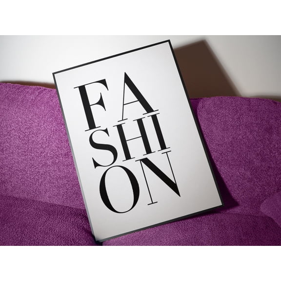 369 Prints typography Fashion Poster Wall Art | Black And White Hypebeast Decor | Luxury Designer Dorm Room Apartment Aesthetic Trendy Print UNFRAMED, 12x18