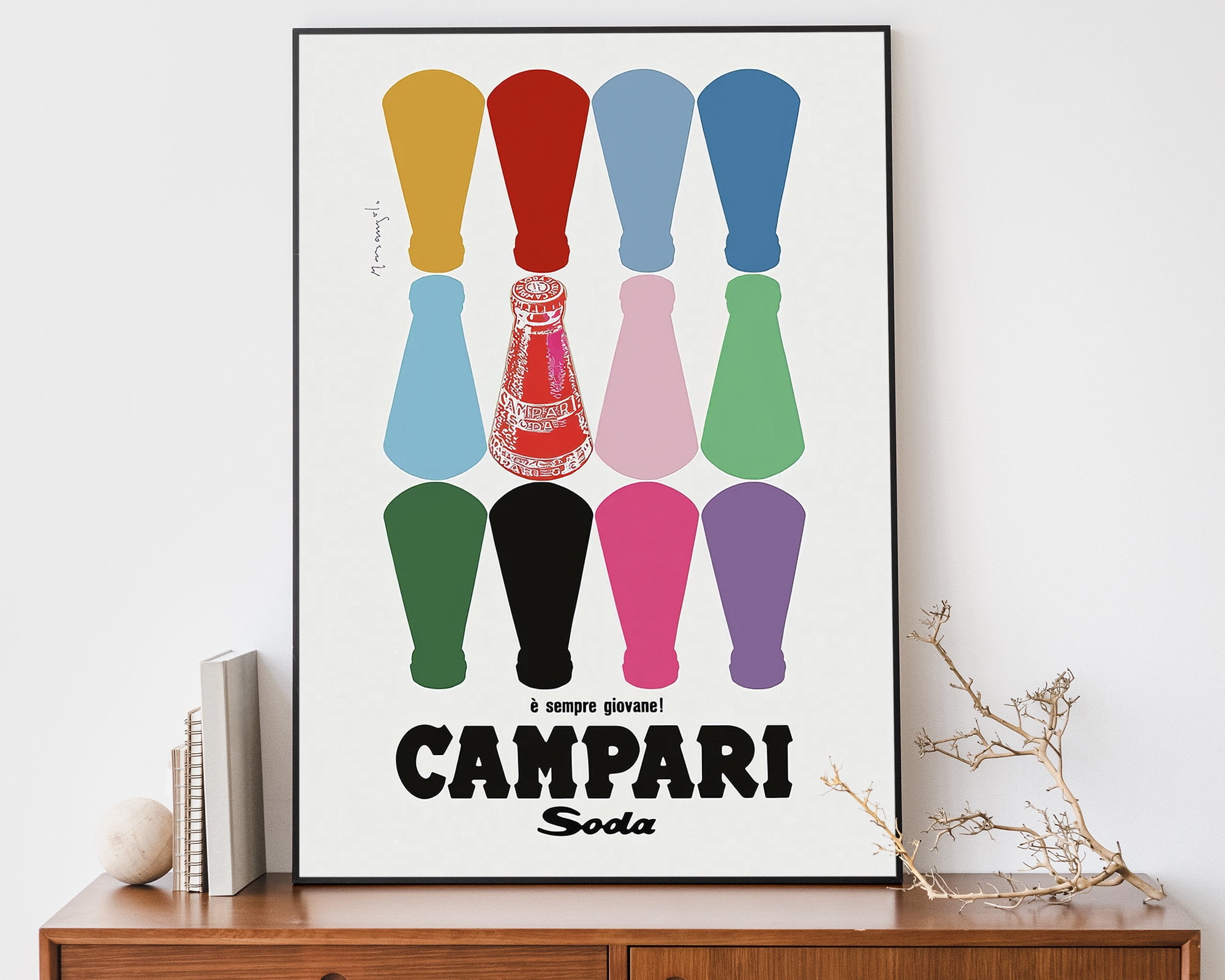 369 Prints vintage Campari Soda Pop Art Poster, Art Nouveau French ...