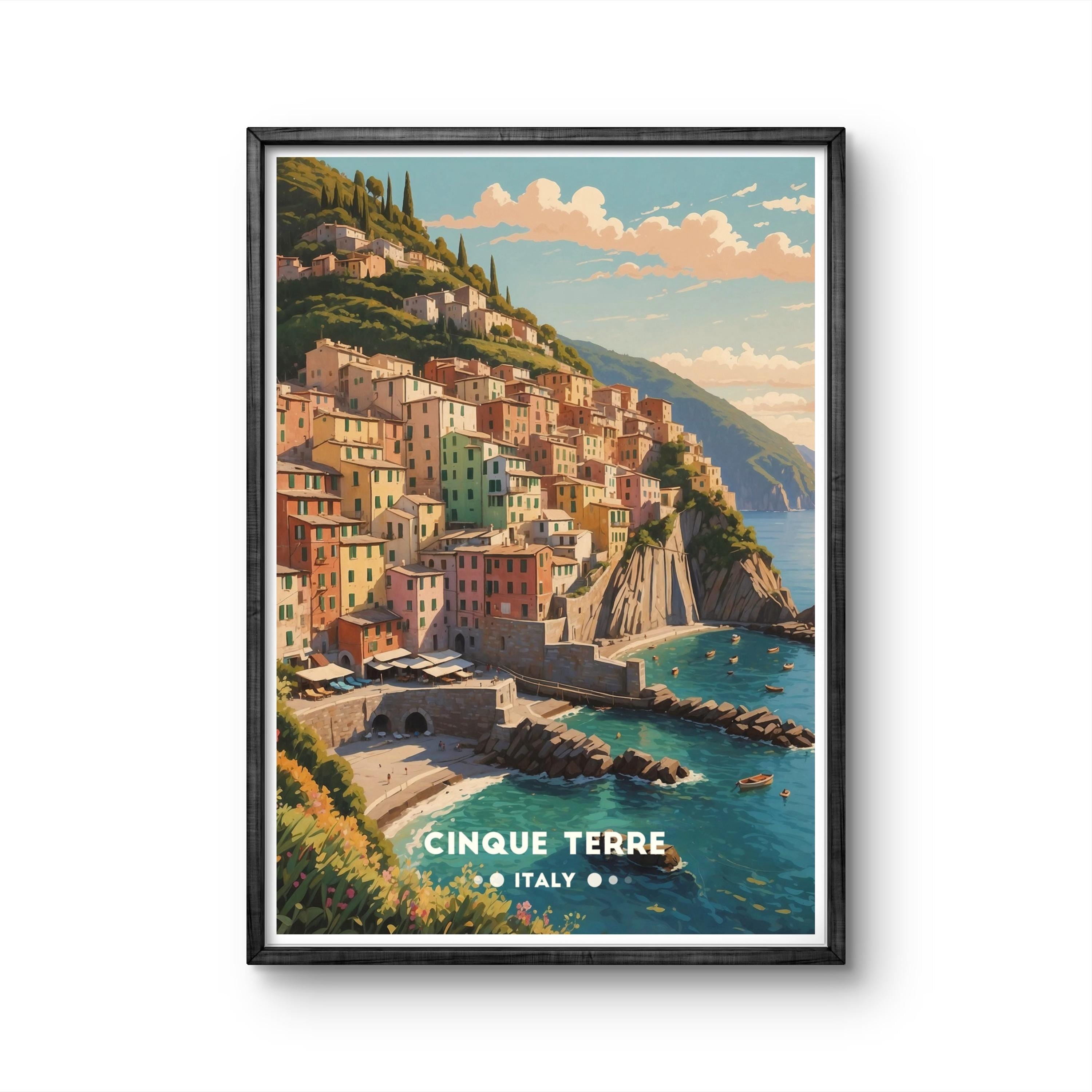 369 Prints cinque Terre Italy Poster | Stunning Italian Coastal Art ...