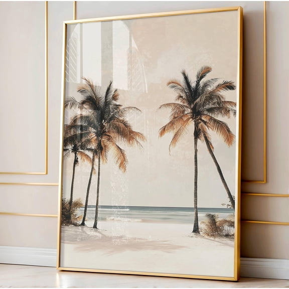 369 Printscoastal Beach Wall Art, Summer Decor, Beachy Decor, Minimalist Photography, Boho Home Decor, Palm Trees Art Print, Beach Gift UNFRAMED, 8x12