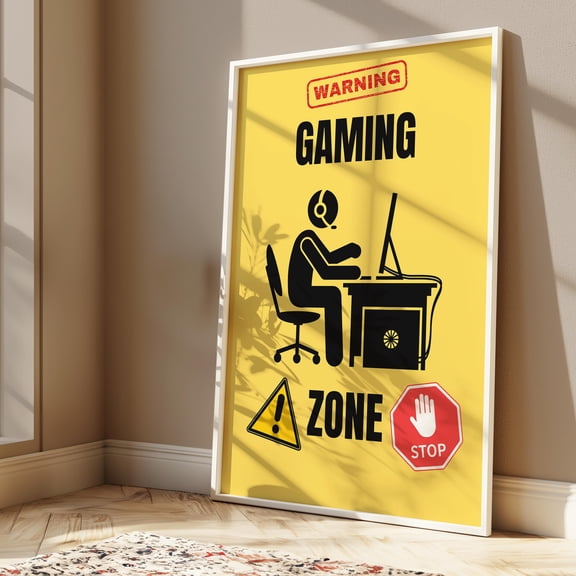 369 Prints cool Gaming Poster, Poster, Gaming Wall Decor, Gift For Gamers, Poster UNFRAMED, 8x12