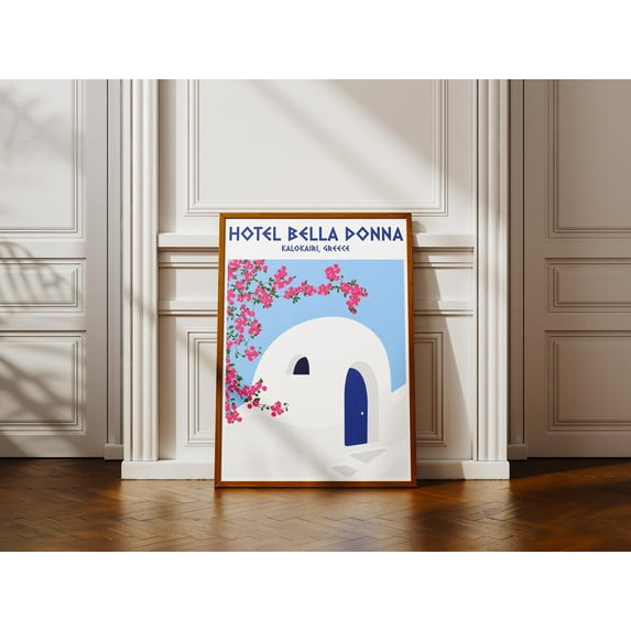 369 Printshotel Bella Donna Print - Colorful Movie Poster - Mamma Mia Design - Apartment Decor Aesthetic, Poster Only