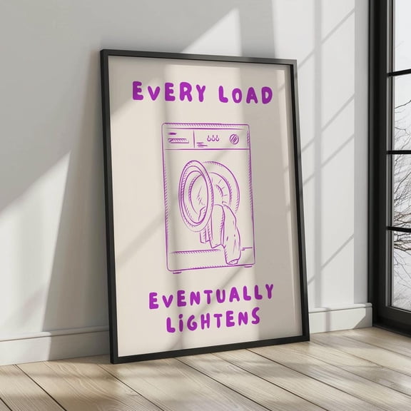 369 Prints laundry Room Print | Funny Wall Art Poster | Wash Room Decor | Trendy House Poster | Housewarming Gift | Inspirational Laundry Poster UNFRAMED, 12x18