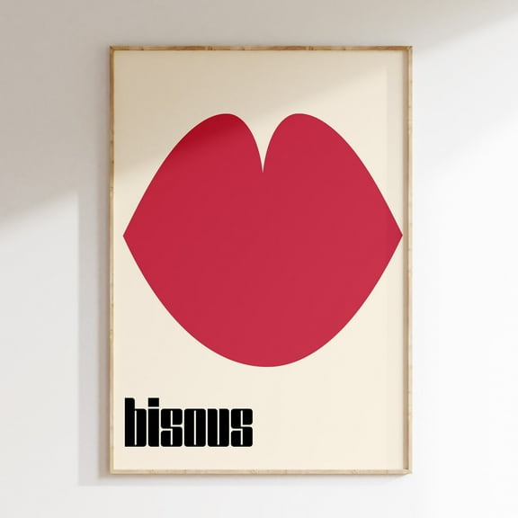 369 Prints music Inspired Print,Mon Coeur, Music Print, French Song, Gig Print, Rock Pop Indie Poster UNFRAMED, 24x36