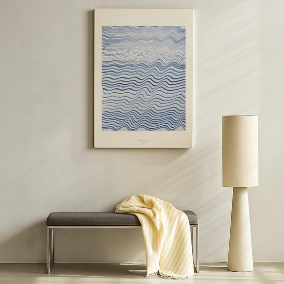 369 Prints ocean Wave Abstract Line Art, Minimal Modern Wall Art, Minimalist Coastal Wall Decor, Housewarming Gift, Instant UNFRAMED, 16x24