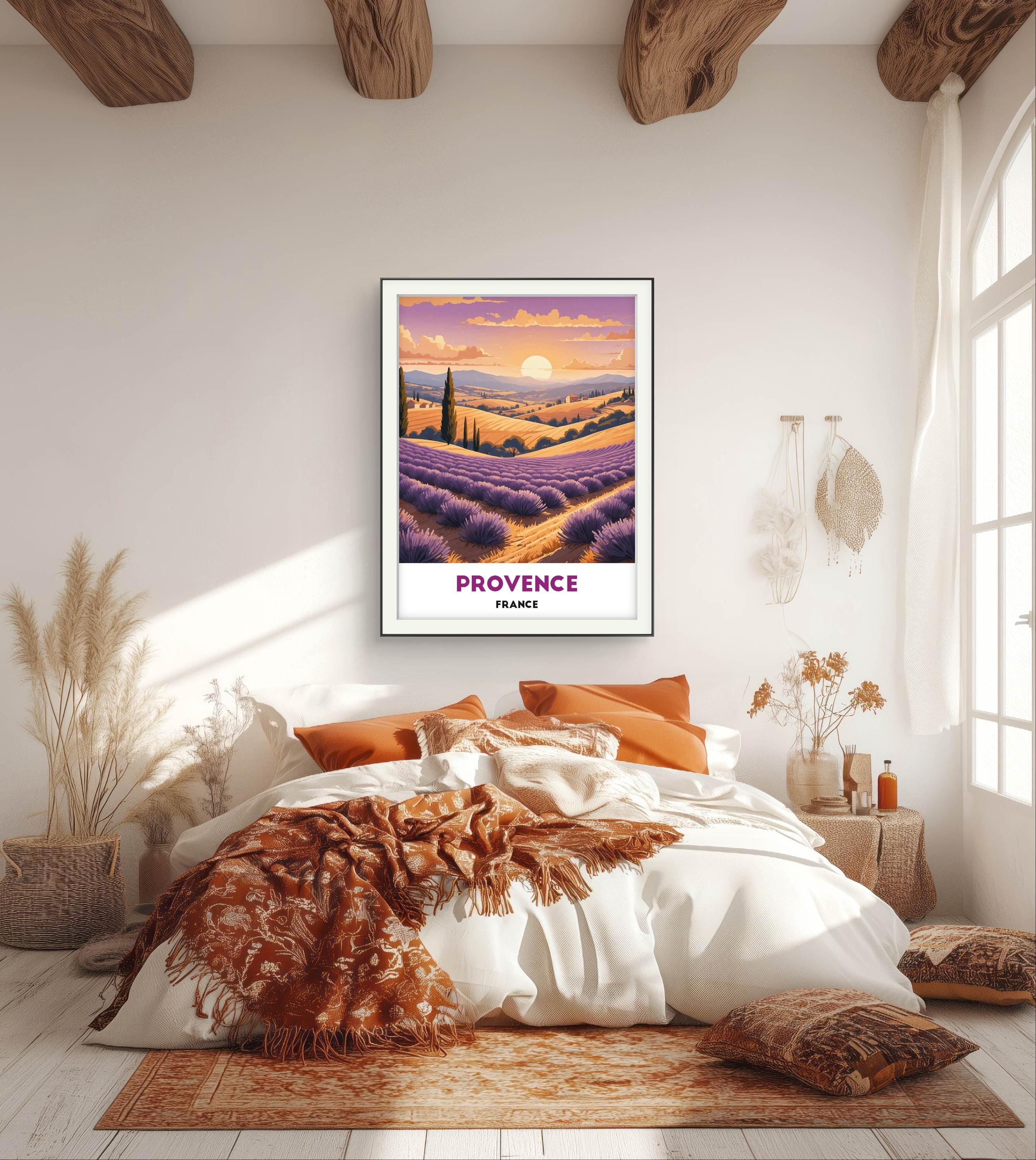 369 Prints provence Poster Enchanting Lavender Fields Of Provence