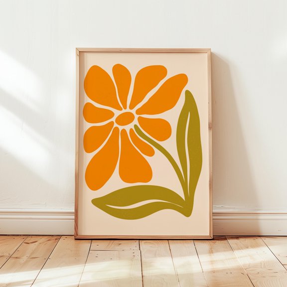 369 Prints retro Summer Aesthetic Poster Set, Daisy Wall Art, Flower Power Print, Floral, Airbnb Living Room Dopamine Decor UNFRAMED, 24x36