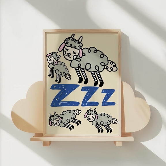 369 Prints sheeps Colorful Print For Kids Wall Art Nursery Poster Kids Room Art Decor Baby Shower Decor Gift For Kids Playroom Decor Quote Wall Art UNFRAMED, 8x12