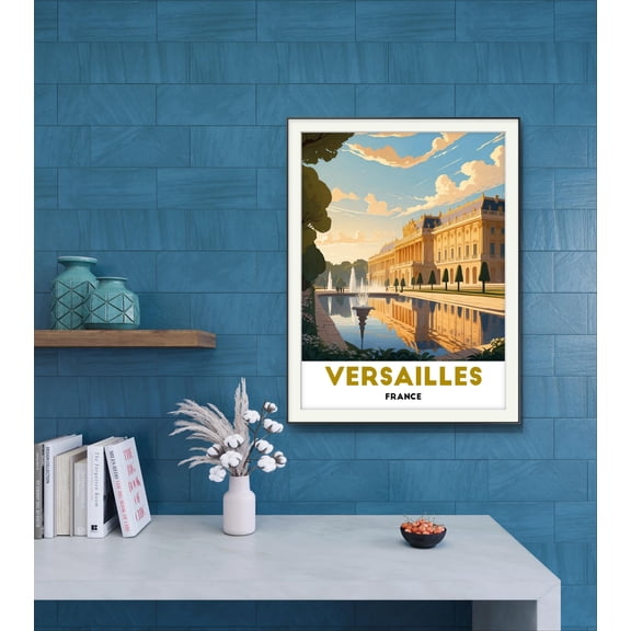 369 Prints versailles France Poster - Grand Gardens Of The Palace Of Versailles UNFRAMED, 12x18