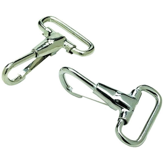 Seachoice Spring Snap Spring Loaded Snap - Chrome - Pack Of 1, 1 Inch