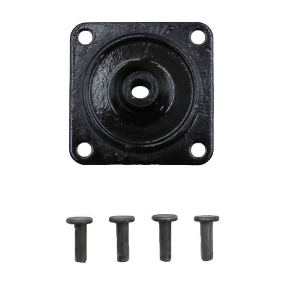 One New Aftermarket Replacement Radiator Mounting Pad  Fits International Harvester/Fits FARMALL Tractors   Tech Information: 0.257" center bolt hole 0.155" rivet outside diameter 0.160 rivet holes 1