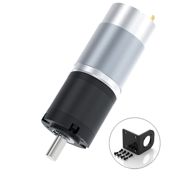 36GP-555 DC Gear Motor 12V/24V Forward And Reverse Adjustable Speed High Torque 11PRM~2160PRM Planetary Gear Brush Motor ,Low Noise - 296RPM_12V SINGLE MOTOR
