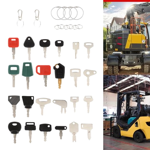 36Heavy Equipment Construction Ignition Key Excavator construction machinery key