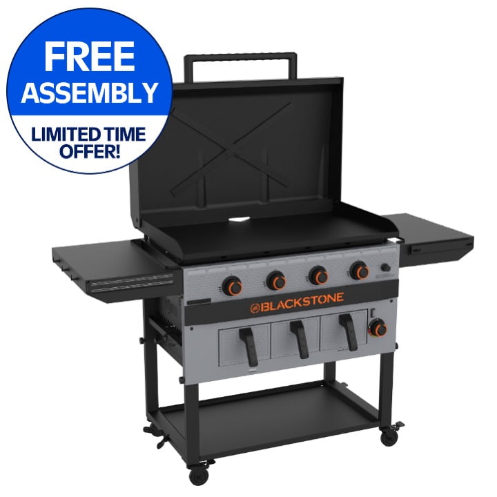 Blackstone Bronco Outdoor Combo Griddle with Air Fryer, 4-Burner