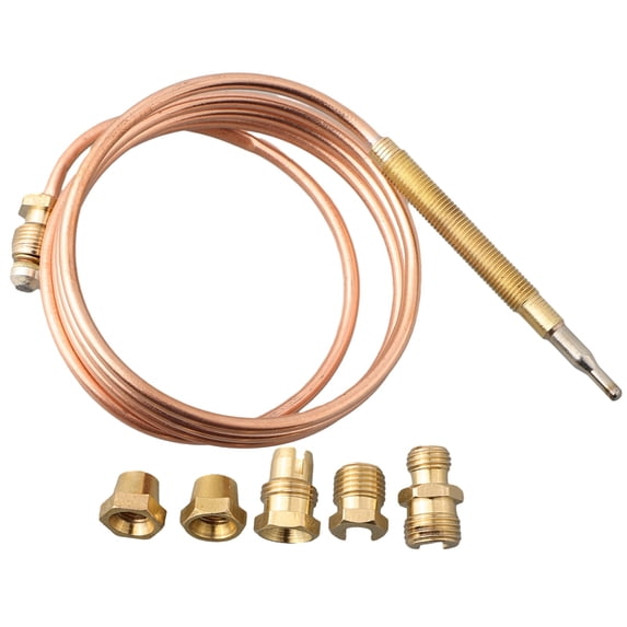 36In Thermocouple 900Mm M9 Tail Thread Replacement For Gas Furnaces Boilers Water Heaters Gas Fire Gas Heaters Home Improvement