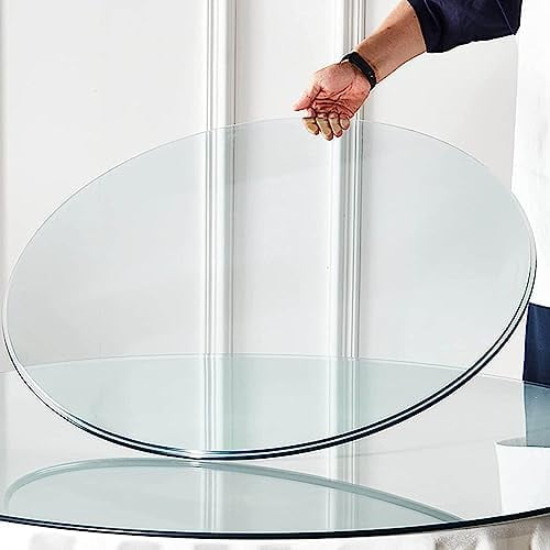 36Inch Round Glass Table Top Dining Table Replacement Upgrade Thicken Glass Tables Top for Living Room Patio Table Tops(36inch, 3/8 Beveled Polished Edge)$$Garden & Patio