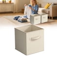 thumbnail image 1 of 36L Foldable Storage Cubes with Handles, Fabric Storage Bins for Closet, Shelf, Toy Organization, Collapsible Storage Box, 1 Pcs, 13x13x13 Inch, 1 of 9