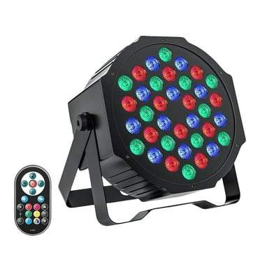 36LEDs RGB Stage Lights 2Pack - 36W Par Lights Sound Activated Remote & DMX Control by Corded Electric Uplights for Events Wedding Club Band Music Dance Show DJ Party Lighting