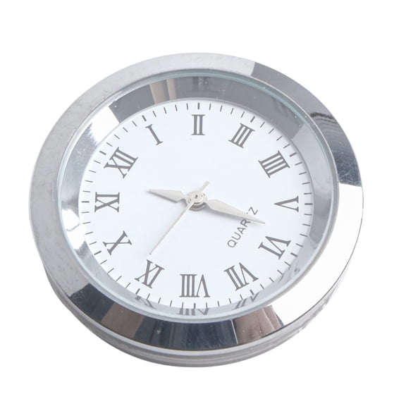36MM Clock Insert Quartz Clock Inserts Plastic And Metal Transparent Lens Gold Border High-Quality Movement Gold