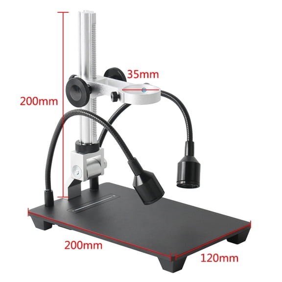 36MP 4K 1080P 60FPS USB Industry Electronic Video Microscope Camera 130X Zoom C-Mount Lens For Motherboard Detection