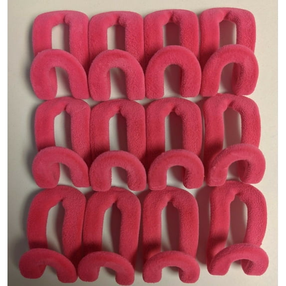 36PC LOT - JOY MANGANO HUGGABLE HANGERS CASCADING MINI HOOKS (Hot Pink)
