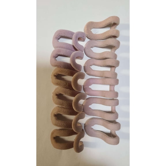 36PC LOT - JOY MANGANO HUGGABLE HANGERS CASCADING MINI HOOKS (Lavender)