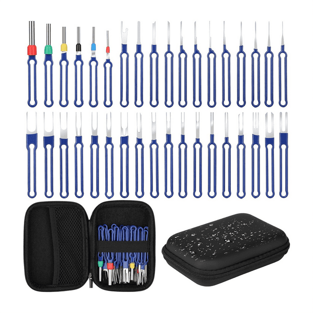 36PC Terminal Removal Tool Kit Pin Extractor Tool, Terminal Ejector Kit