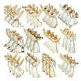 thumbnail image 1 of 36PC White Angel Christmas Ornaments Wooden Xmas Tree Decorations Rustic Hanging Ornaments Farmhouse Angel Christmas Decorations for Xmas Tree Holiday Indoor Decor, 1 of 9