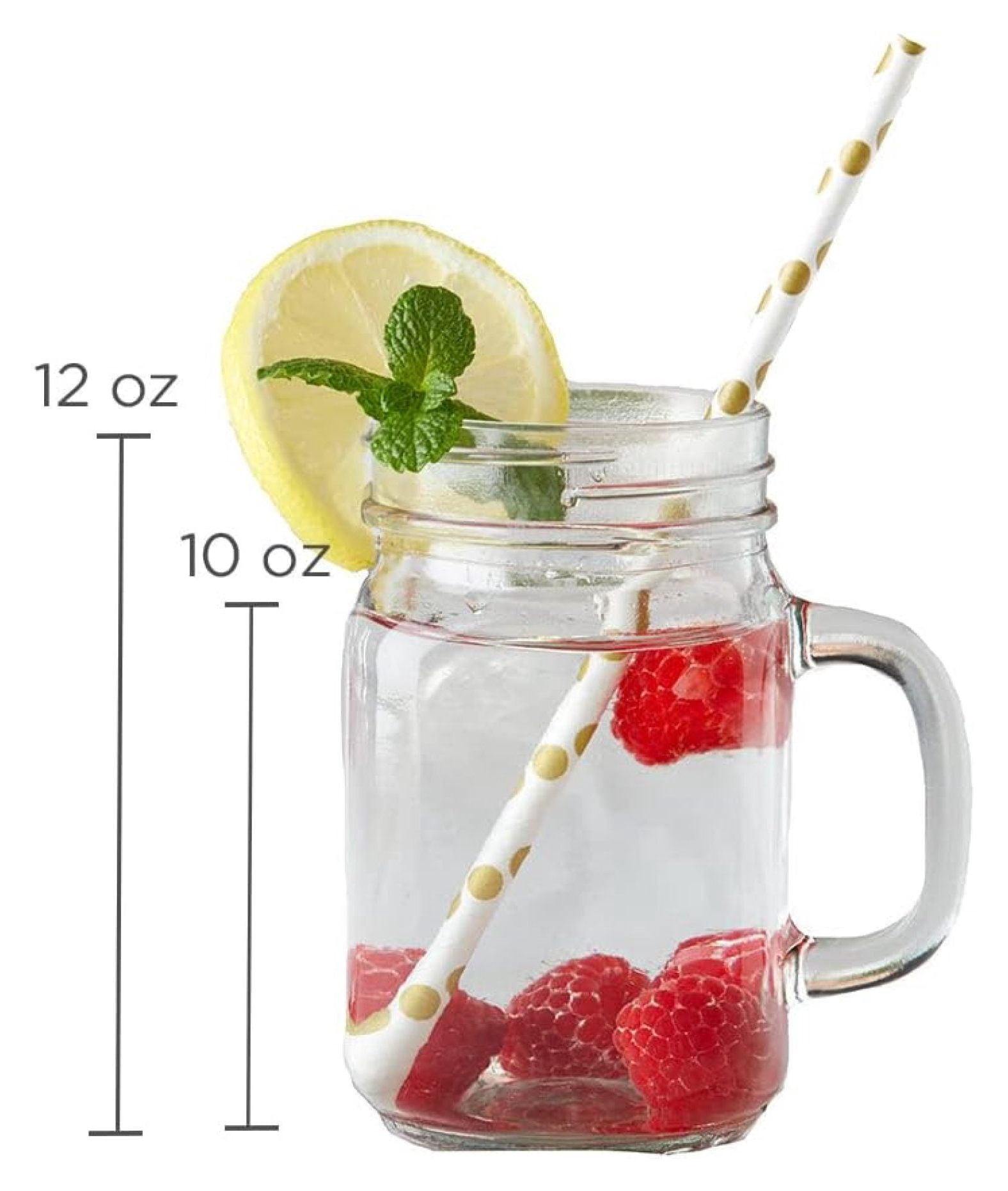 36PCS 12 oz. Large Glass Jars with Lids and Handles, XylehR Mason Jars Mugs, Wide Mouth Drinking Glass and DIY Favor Decor for Wedding, Bridal Shower, Baby Shower Party