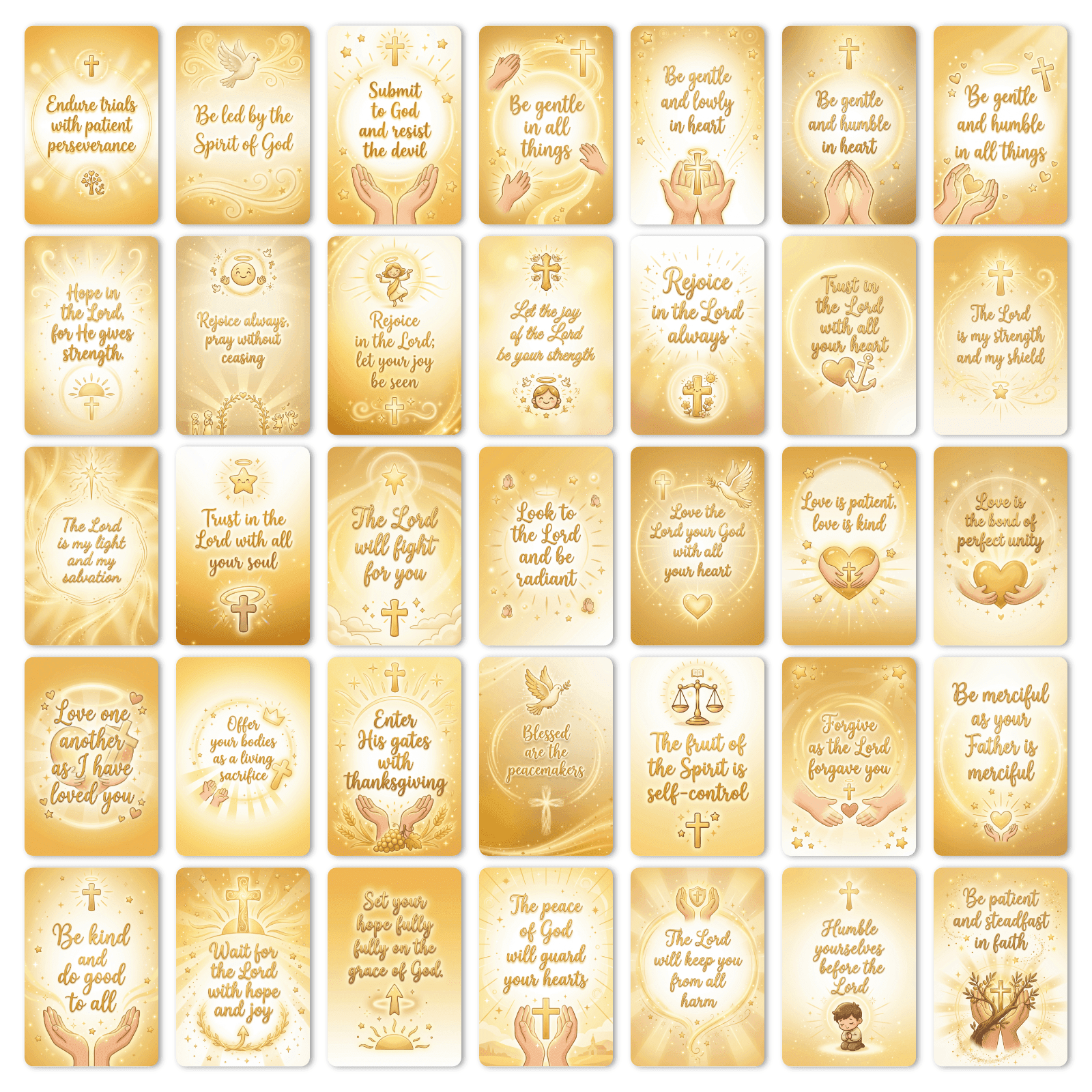 36PCS Bible Verse Affirmation Cards Self Care Inspirational Gifts for ...
