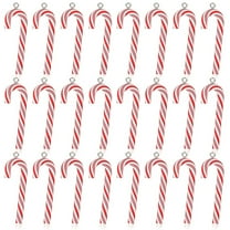 36PCS Christmas Candy Cane Decorations - Festive Tree Pendant Ornaments With Sheep Nail, Cute Holiday Decor To Hang On Christmas Tree & Boost Festive Atmosphere, Pink, 36pcs
