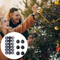 36PCS Christmas Ornaments Christmas Xmas Tree Ball Bauble Hanging Home Party Ornament Decor 6CM for Xmas Tree Craft Gifts for Home Holiday Wedding Party Decorations