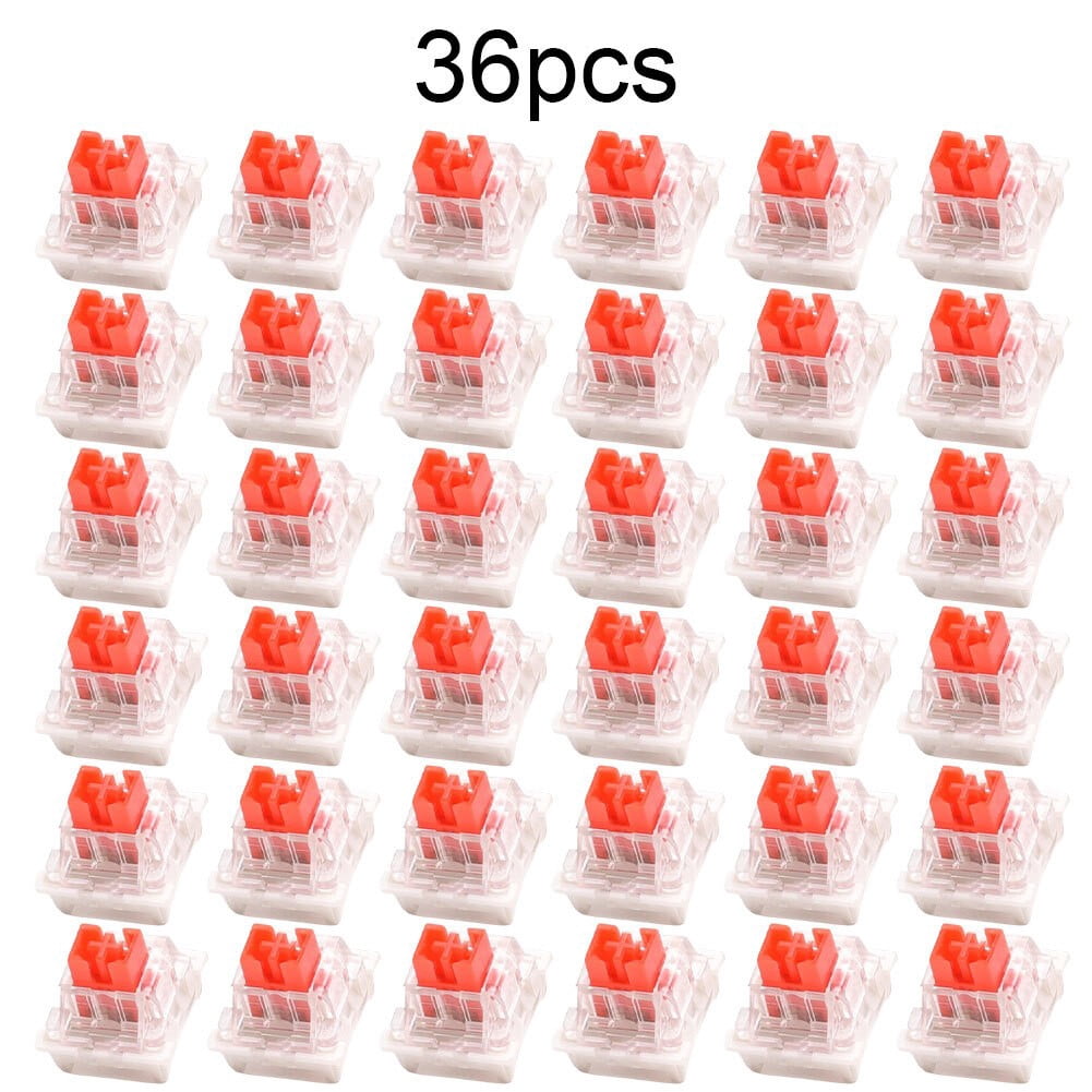 36PCS Keyboard Switches Keyboard Key Replacement 3-pin Tactile Switches ...