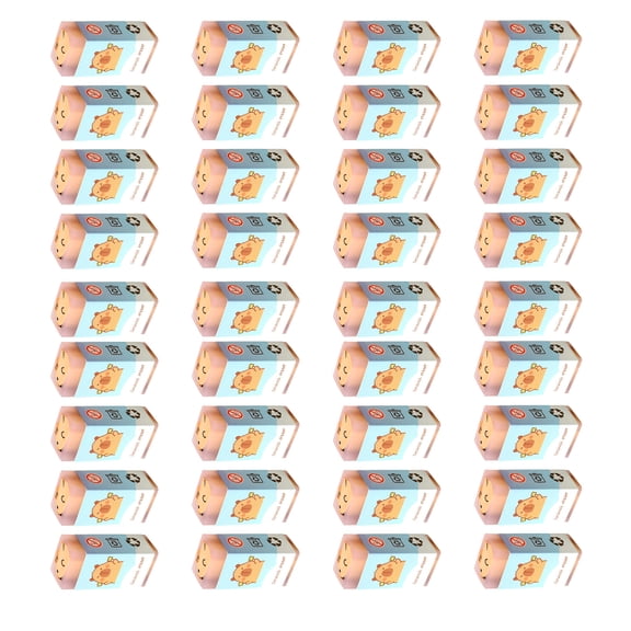 36PCS Novelty Shape Erasers kits, Easy-Grip Erasing Tools for Students Classroom Games & craft