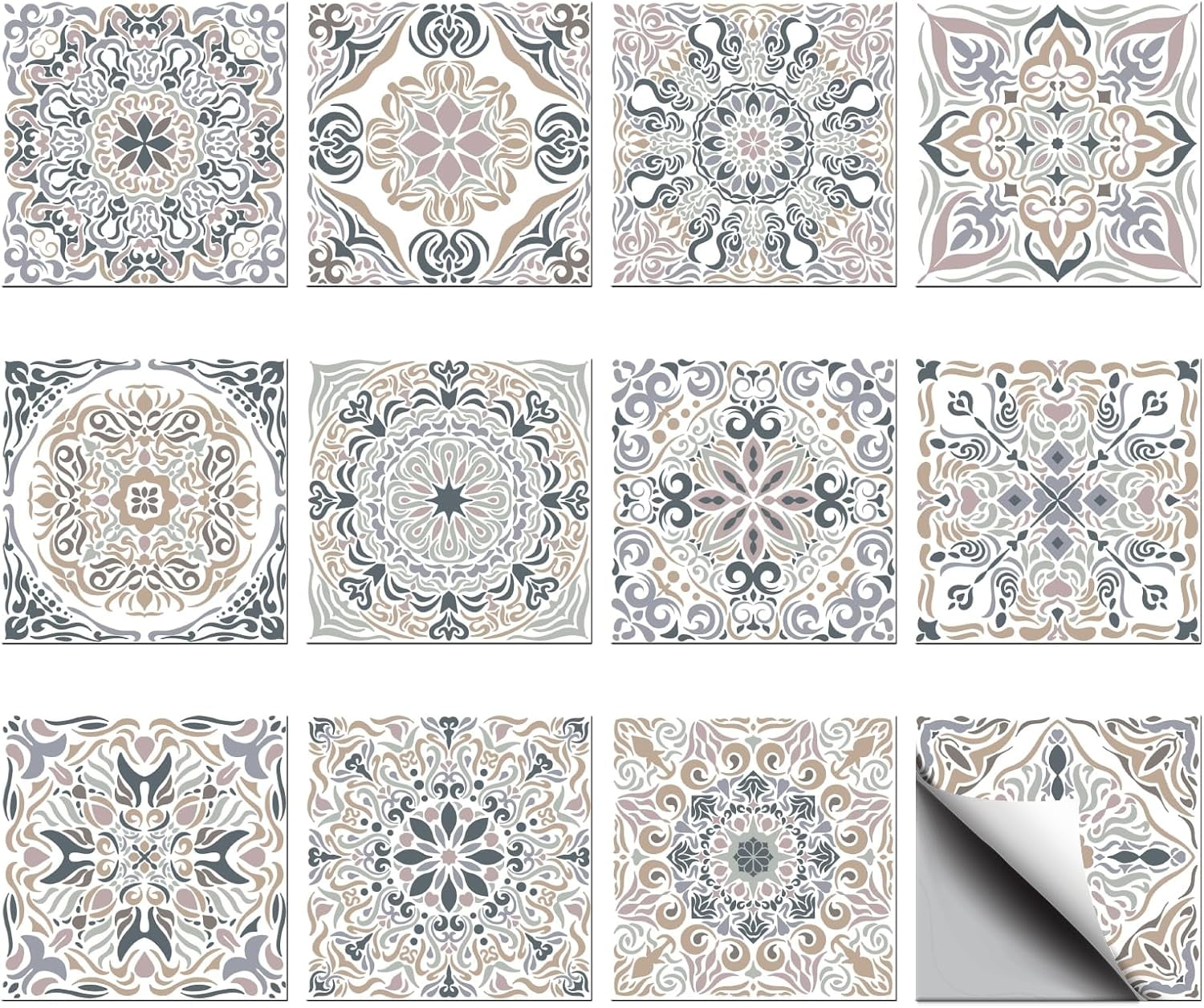 Peel And Stick 4x4 Tiles