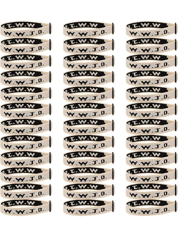 36PCS WWJD Bracelet Pack for Women Men, Christian Jesus Wristbands Bulk Gifts, W.W.J.D Adjustable Bracelets What Would Jesus Do Bracelet