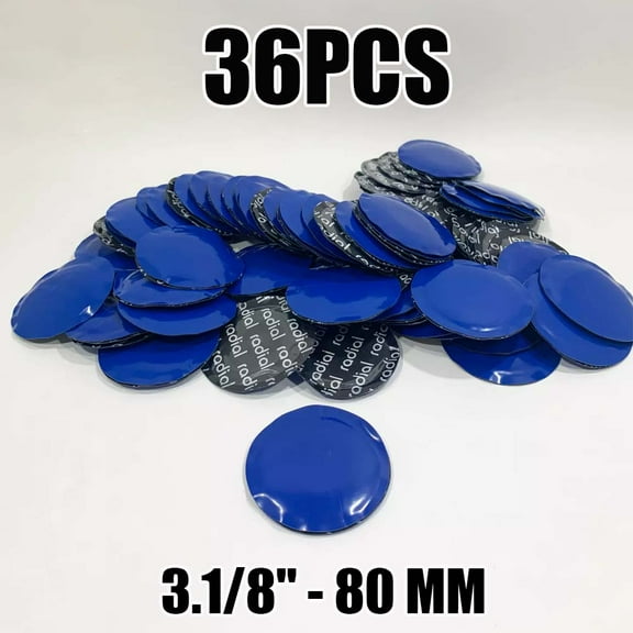 36Pack Radial Tire Repair Round Patch High Quality Large 3-1/8"(80mm)