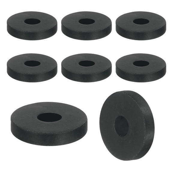 36Pack Thick Rubber Spacer, 13/16 Inch OD x 3/16 Inch ID x 3/16 Inch Thickness