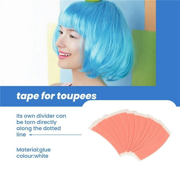 36Pc/Bag Super Strong Duo- Wig Hair Double Tape Adhesive Extension Hair Strips Wat G22179
