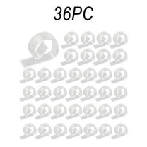 36Pc Clear Tablecloth Clips Windproof Table Cover Holder Clamps For Christmas