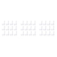 thumbnail image 1 of 36Pcs 3 Inch Plastic Easels or Plate Holders Display Dinner Plate (Transparent), 1 of 9