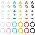 thumbnail image 1 of 36Pcs 3 Size Anti-Lost Lanyard Set 8mm 13mm 21mm Silicone Pendant Adjustable Rubber Rings Soft Protective Fixing Case Replacement Multipurpose Pen Keychain Small Item, 1 of 9