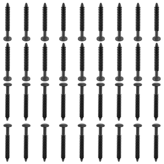 36Pcs 3Inch Window Shutter Screws Hardware Shutter Spikes Anchors Fasteners for Window Shutters Pin Pegs Easy to Use