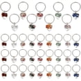 36Pcs 9 Style Keychains with Iron Findings Tree Platinum 41mm - Walmart.com