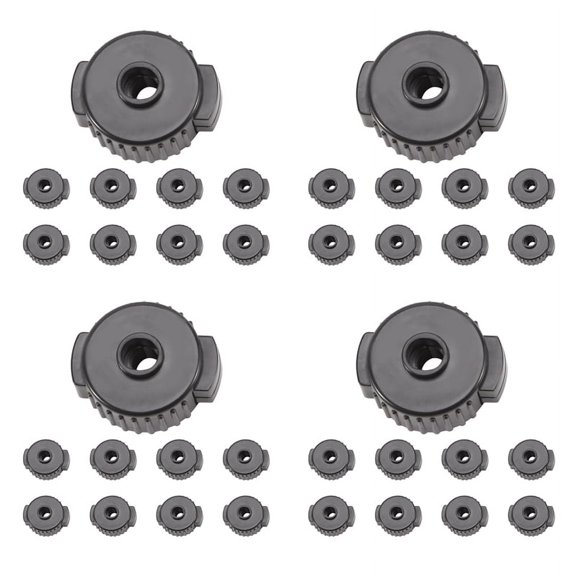 36Pcs ABS Drum Set Quick Release Nuts Cymbal Assembly Mate Replacement Accessories